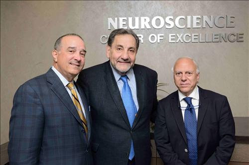 Paul Varisco, Team Gleason Executive Director, Visits LSU Neuroscience Center