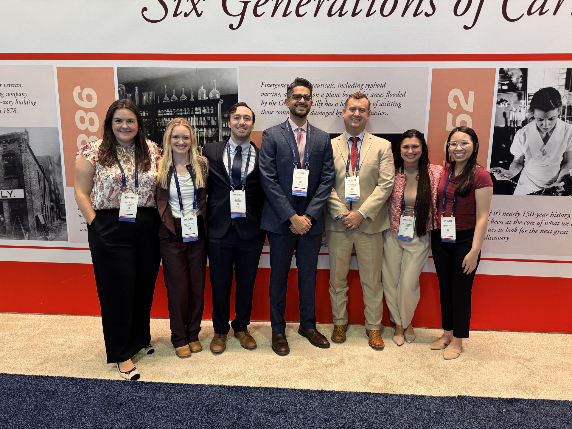 graduate students at conference