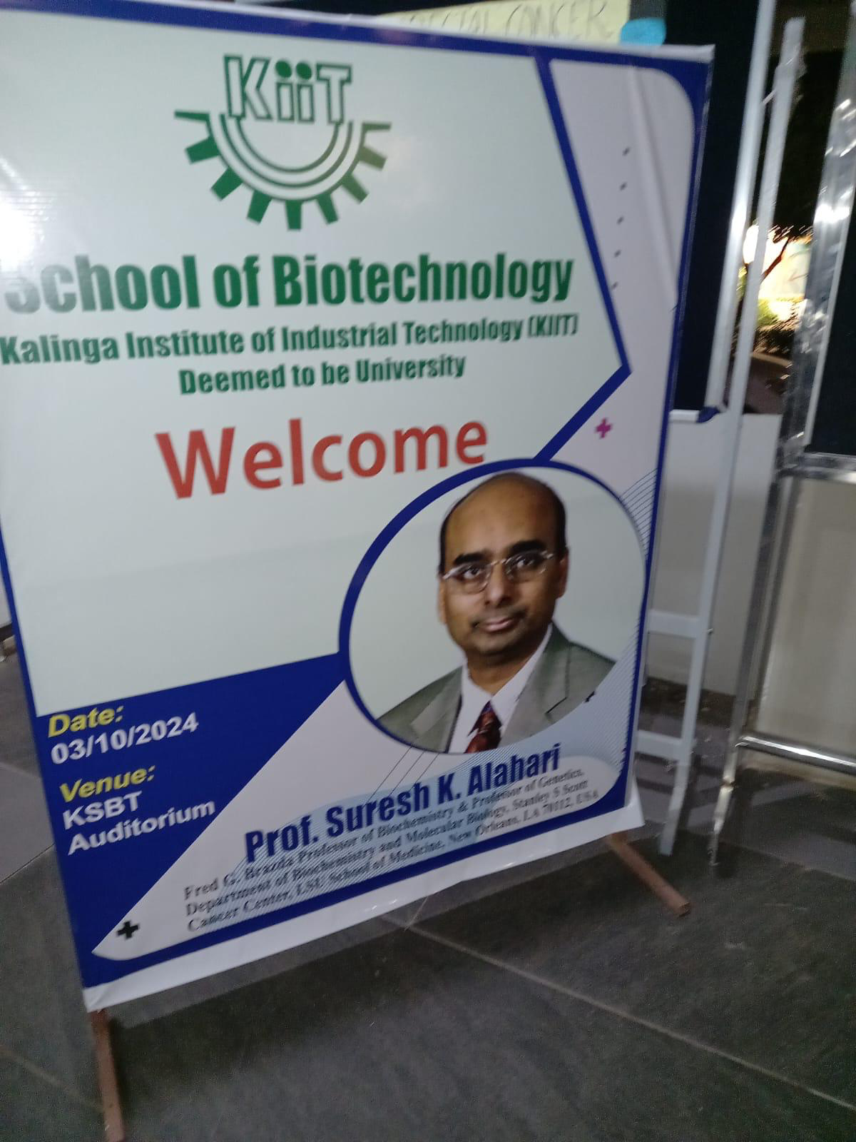 Banner welcomes Dr. Alahari