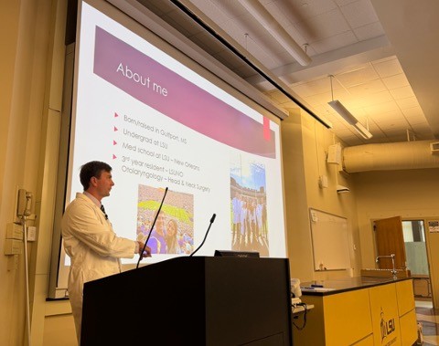 Dr. Seicshnaydre presents Physics In Medicine