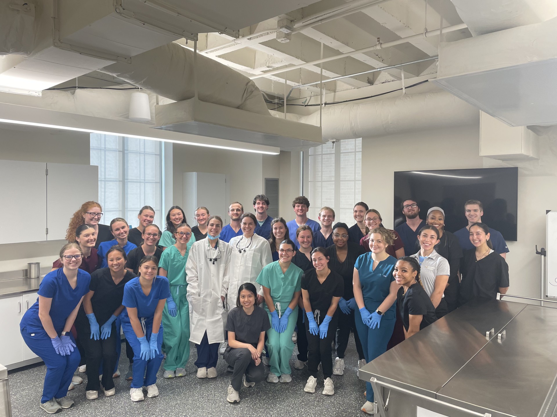 Dissection workshop at LSU School of Medicine