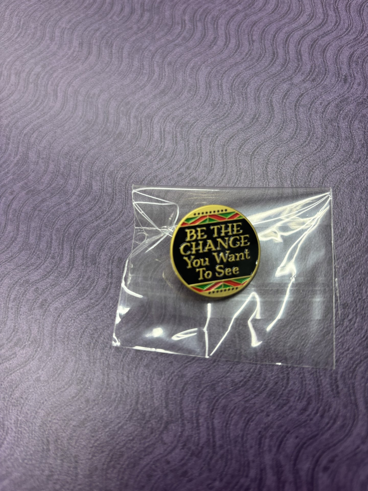 Be the Change pin
