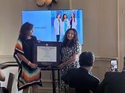 Dr. Feroze at recognition dinner