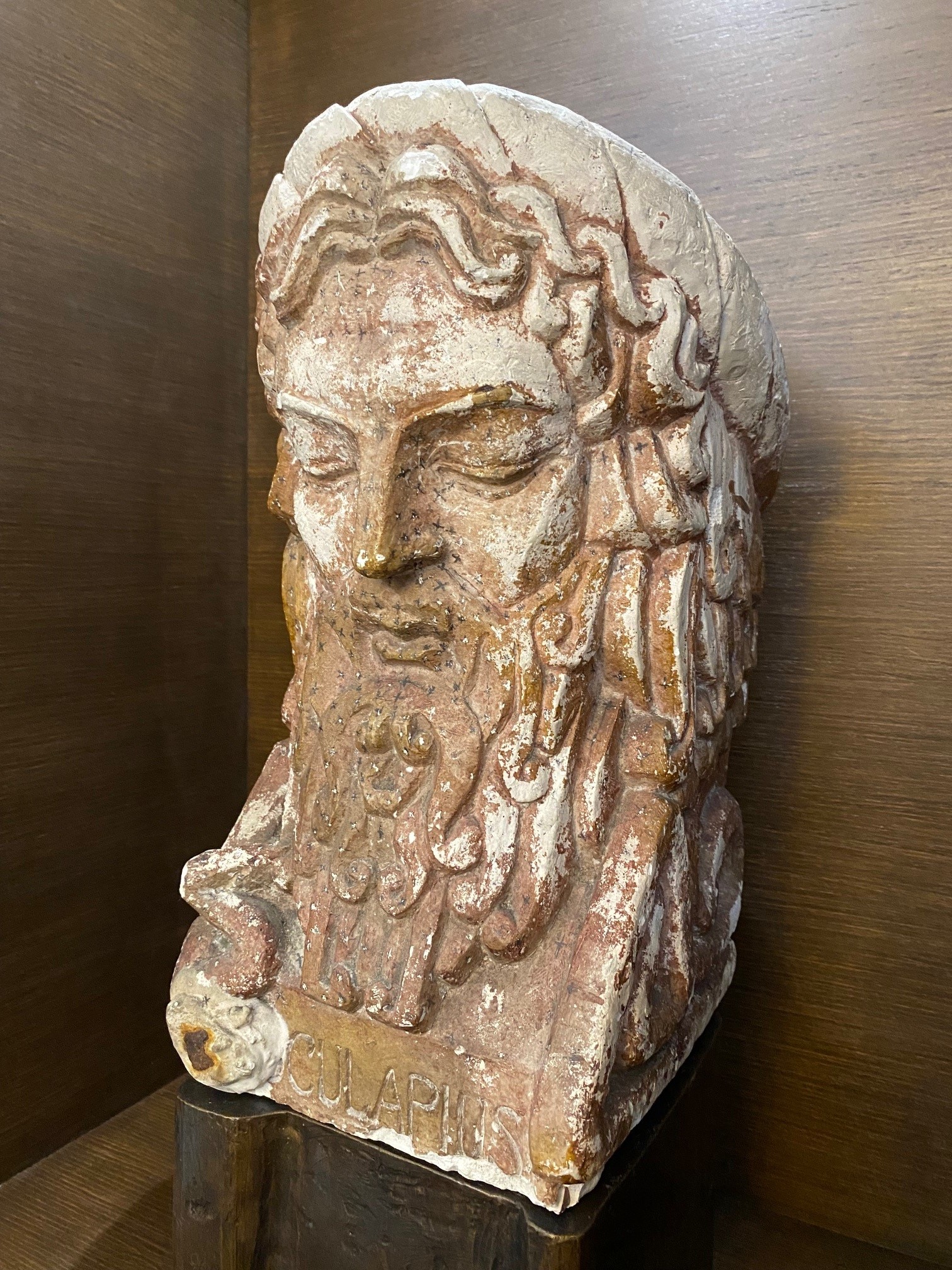 head of aesculapius