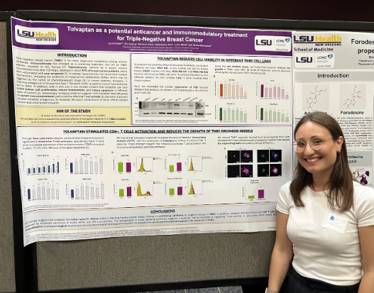May 2025 - Brionna and Laura presented their work at the Louisiana Cancer Research Center annual Symposium
