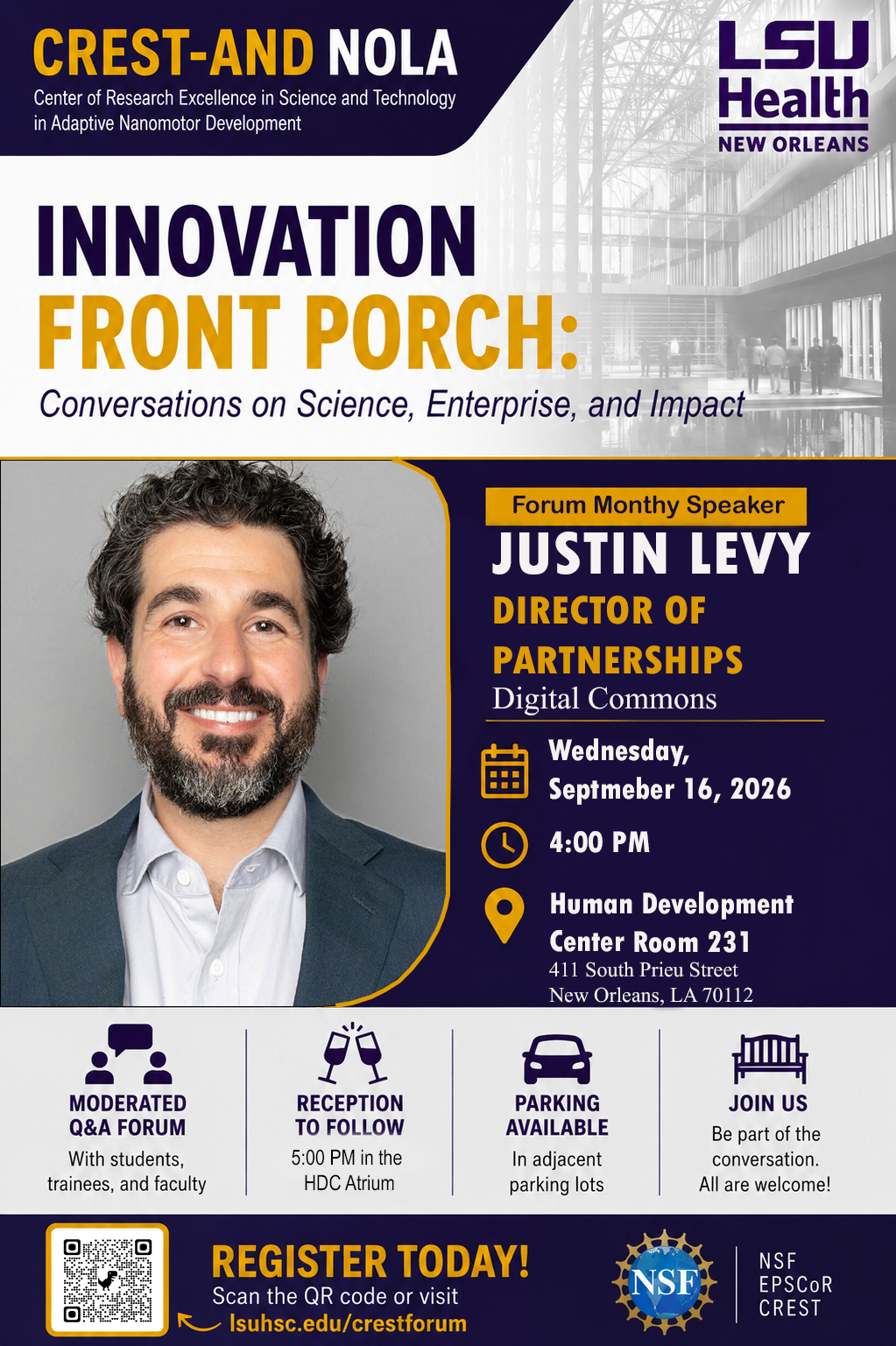 Justin Levy Flyer