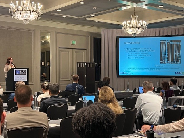 Dr. Jessica Rivera Presents Transverse Bone Transport Technique Findings to Limb Lengthening and Reconstruction Society