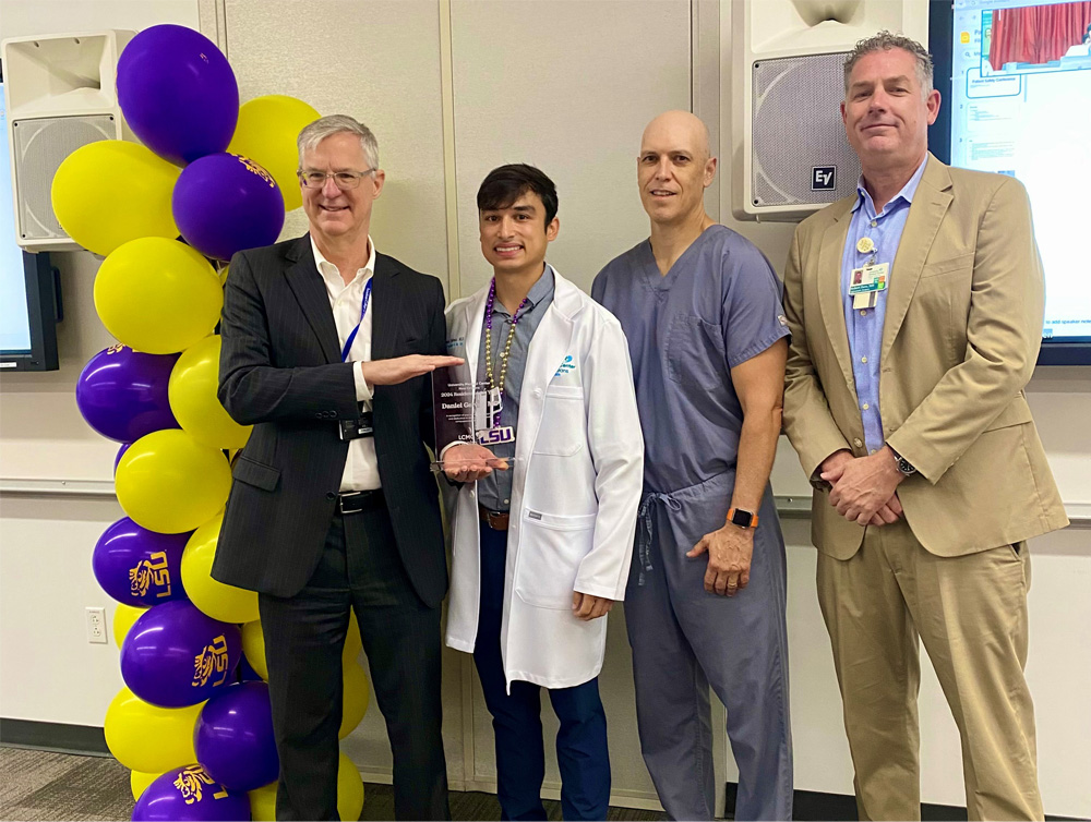 LCMC Resident of the Year 2024 LSU Ortho