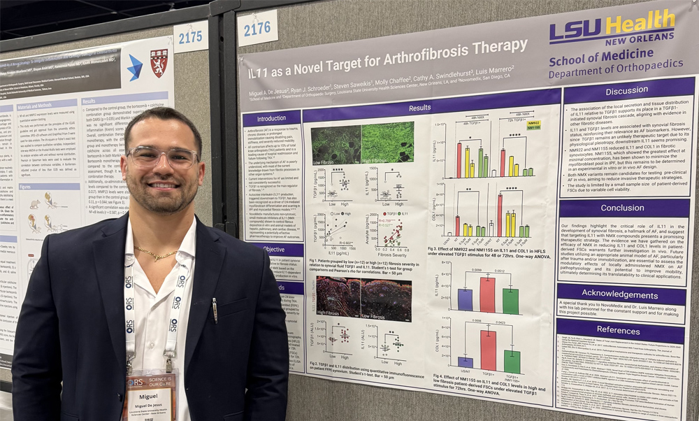 Miguel De Jesus Research Board at 2025 Orthopaedic Research Society Annual Meeting