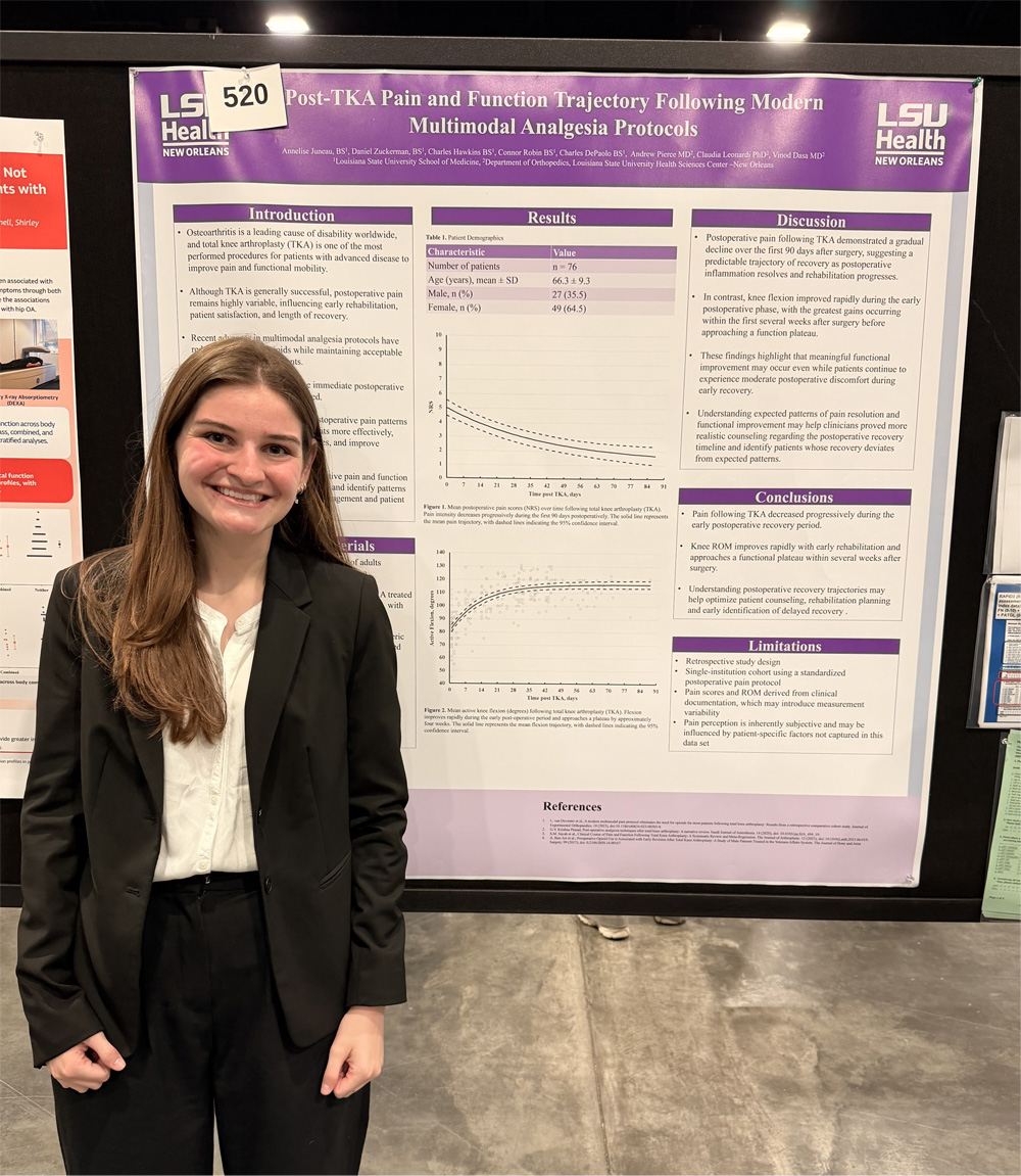 Annelise Juneau at Osteoarthritis Research Society Conference 2026