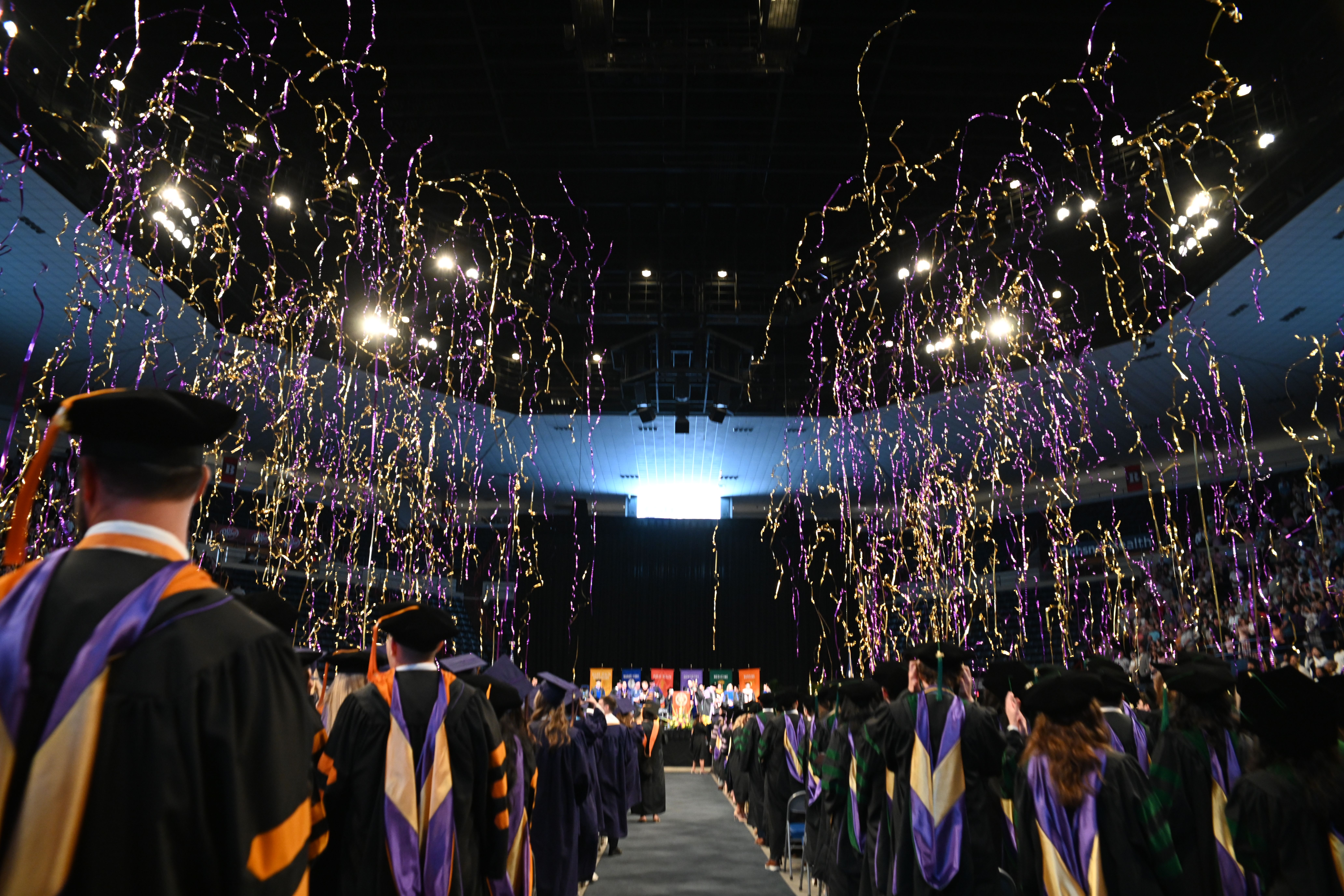 Streamers fall