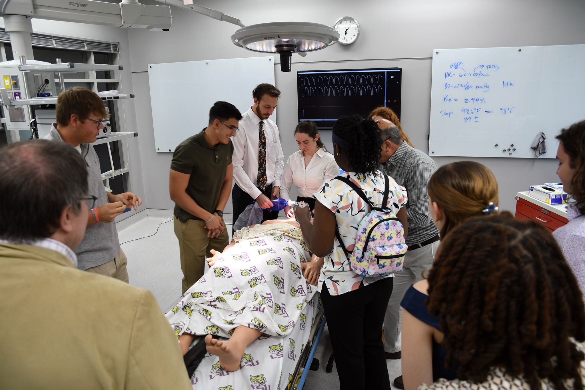 LSU-Alexandria pre-med students tour CAP