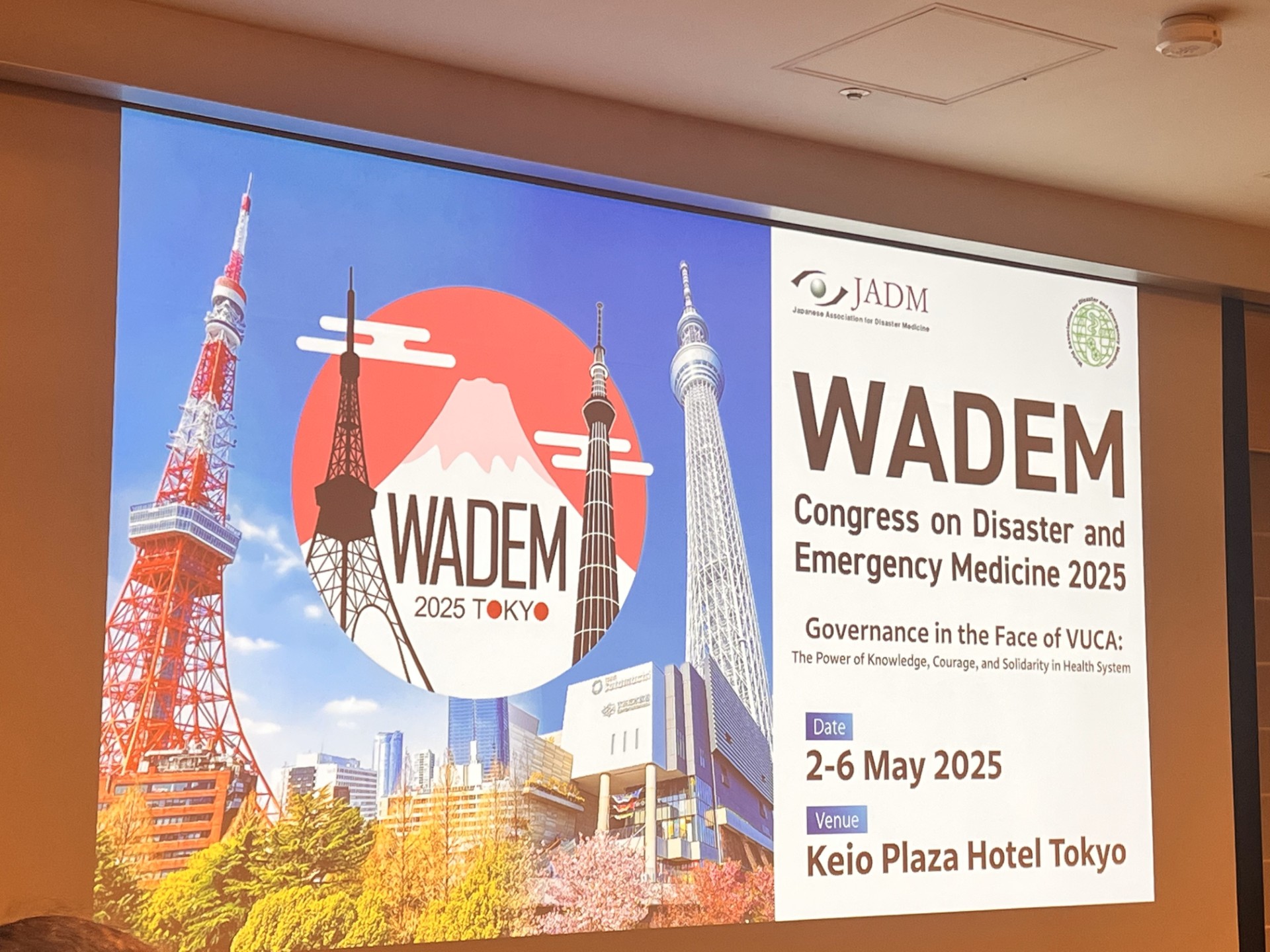 WADEM Conference Sign