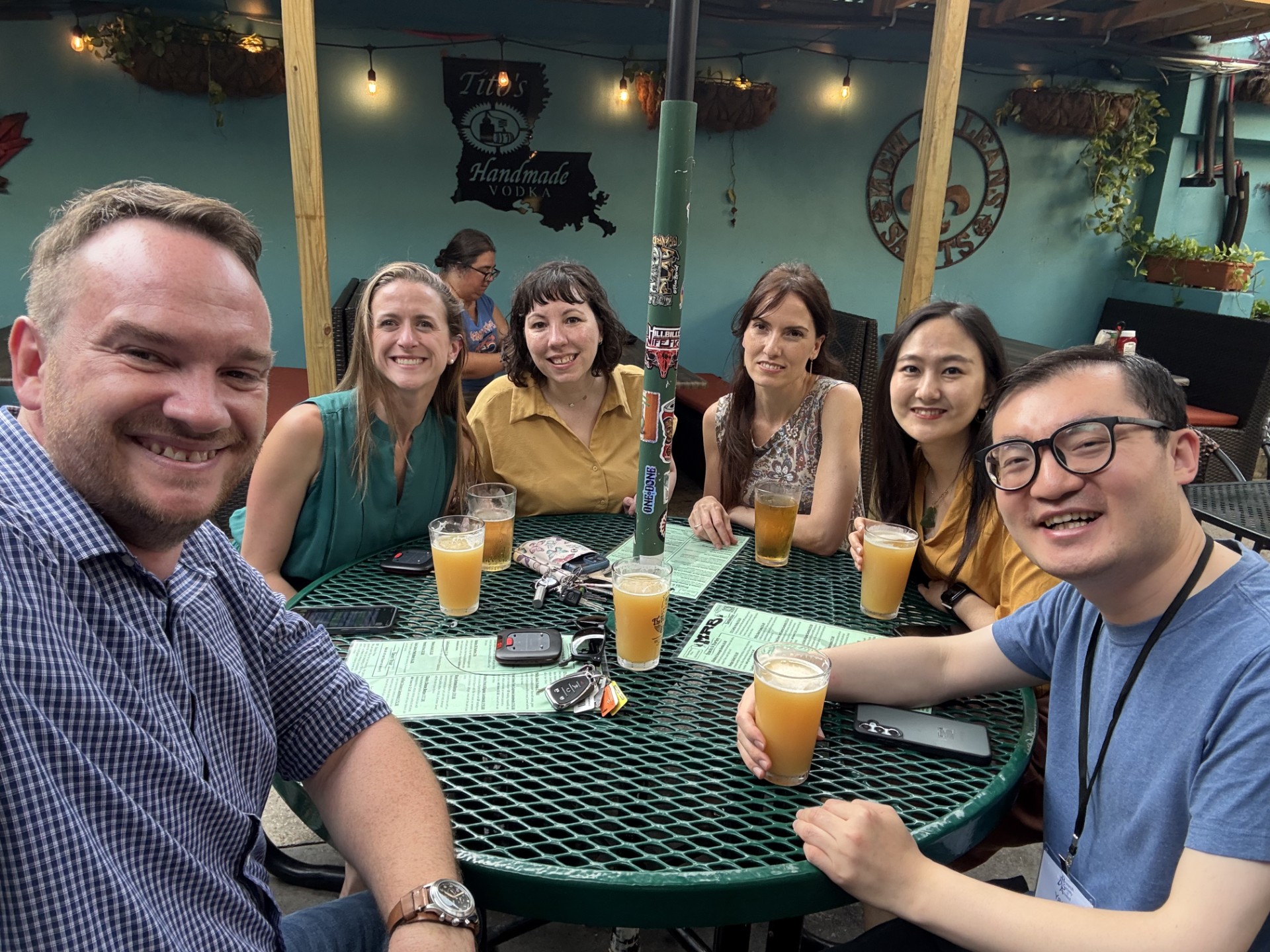 Eating alligator sandwiches