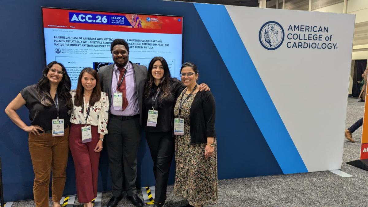 Pediatric cardiology fellows attend American College of Cardiology Conference