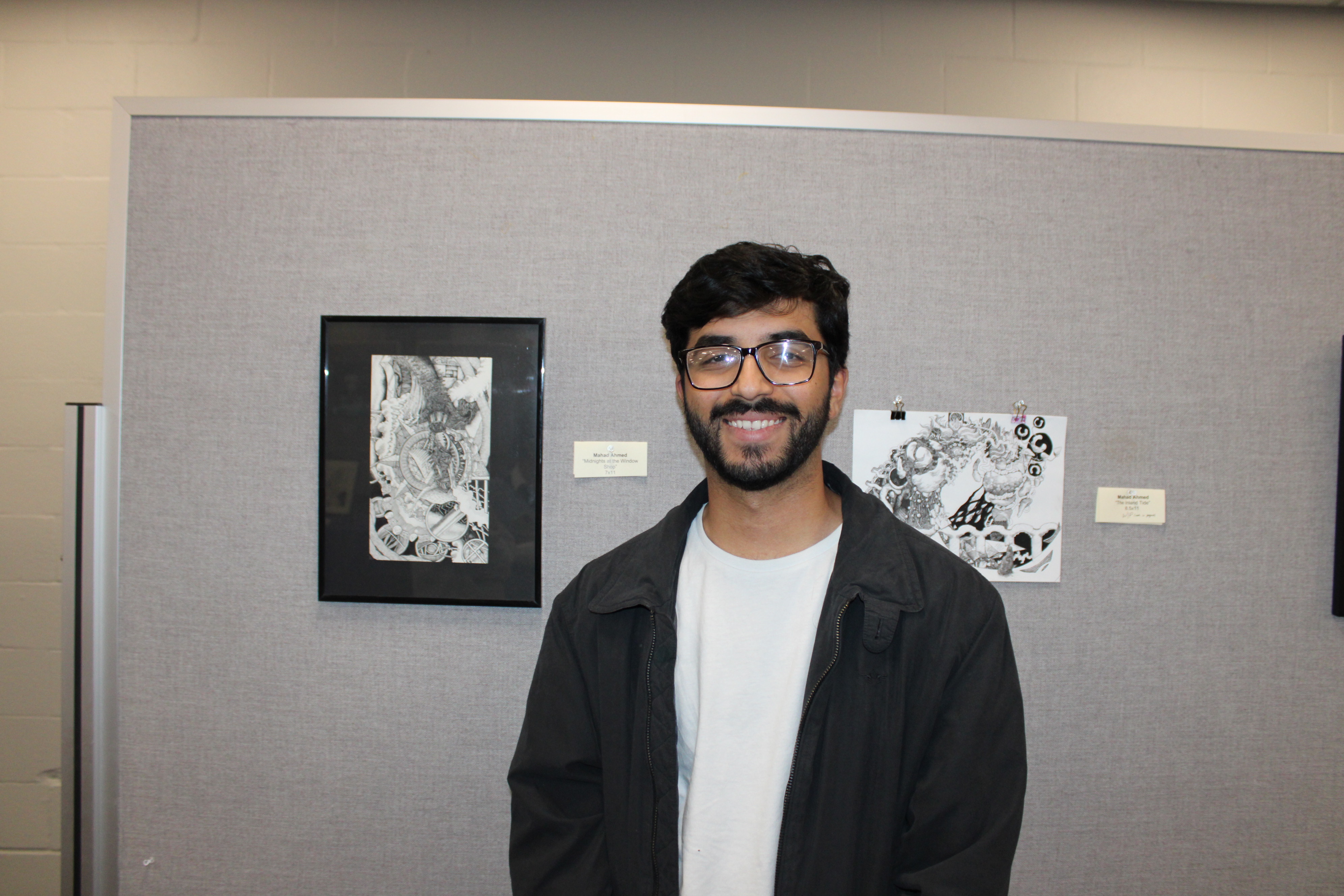 graphic print on display