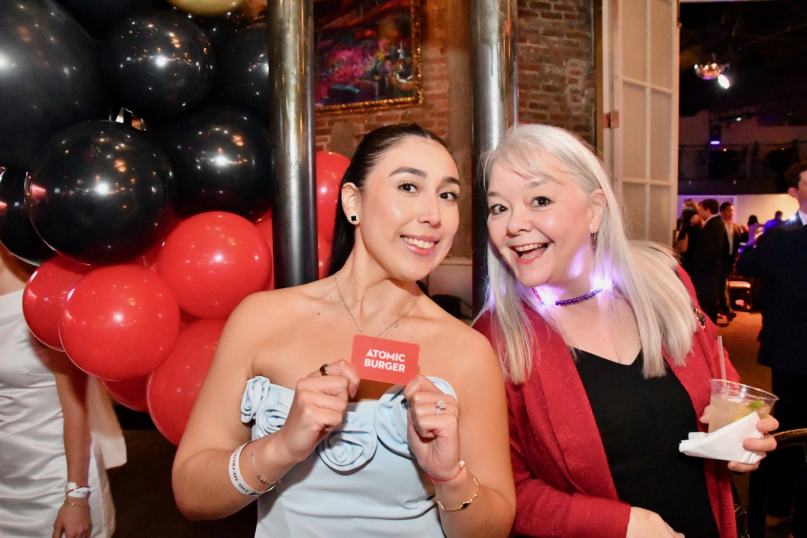 Two gala attendees