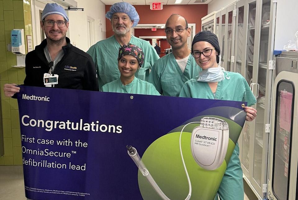 Dr. Jameel Ahmed and the first team in Louisiana to implement OmniaSecure